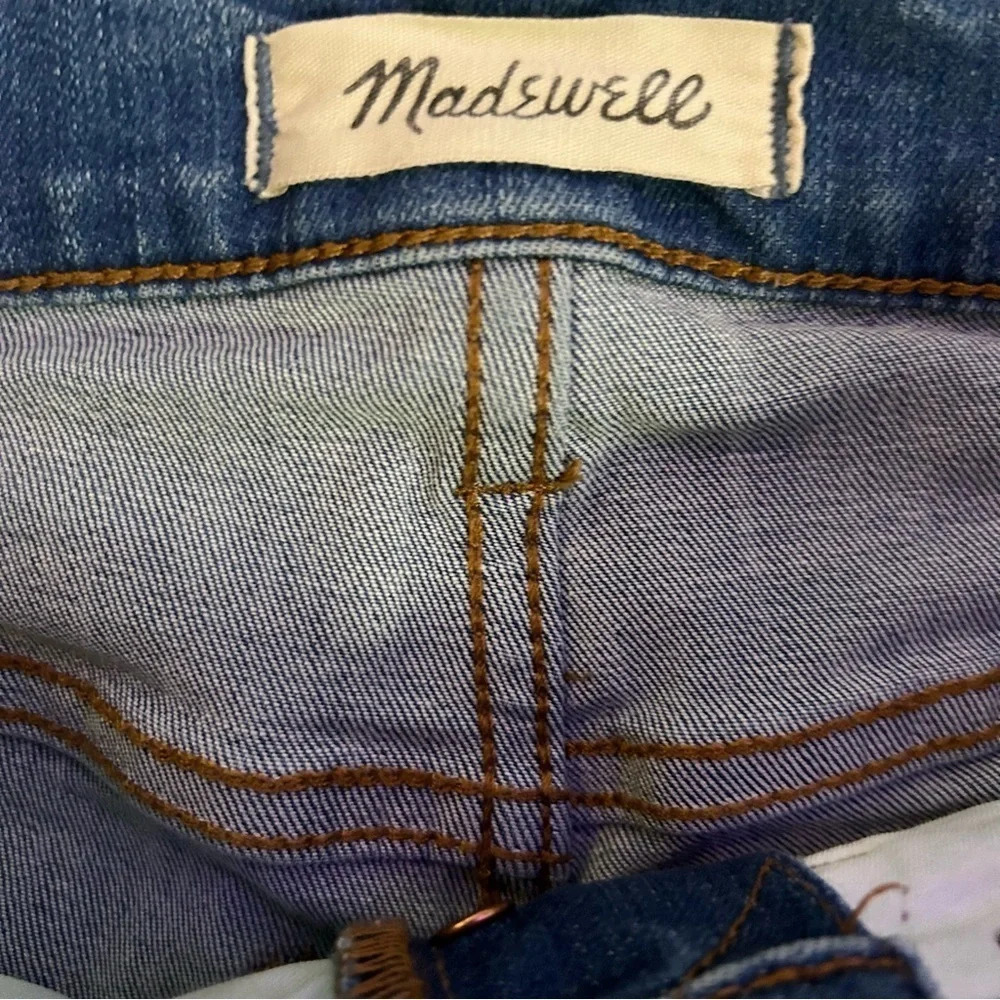 Madewell Sz 23/26 Cali Demi-Boot Jeans in Bronson Wash: Button-Front Edition - Picture 5 of 8